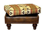 Southwestern Storm upholstered storage ottoman made in the USA - Your Western Decor