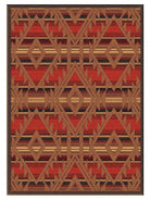 Santa Fe Southwestern Area Rug. Rugs made in the USA. Your Western Decor