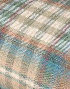 Spruce plaid Mohair fabric detail on chair - Your Western Decor