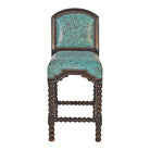 Stillwater Tooled Leather Bar Chair - Your Western Decor