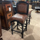Stillwater Tooled Leather Bar Chairs - Your Western Decor