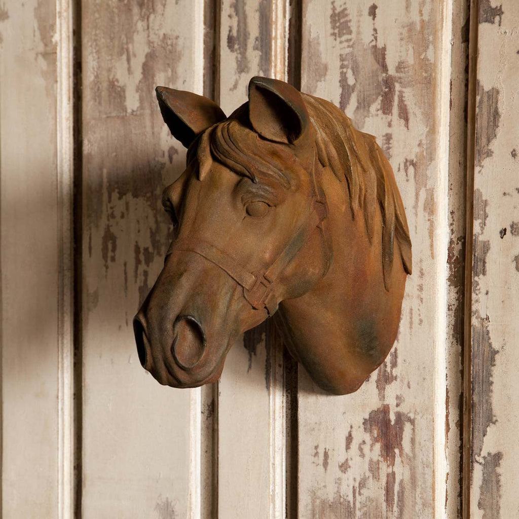 Stone Horse Bust Wall Mount - Your Western Decor