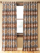 Stone River Southwestern Curtains rod pocket top - Your Western Decor