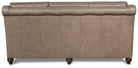 American made luxury reclining couch for ranch and lodge interiors