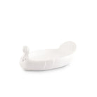 sculpted turkey shaped white serving dish - Your Western Decor