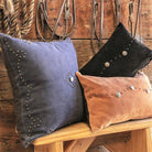 Studded Western Leather Pillows - Your Western Decor