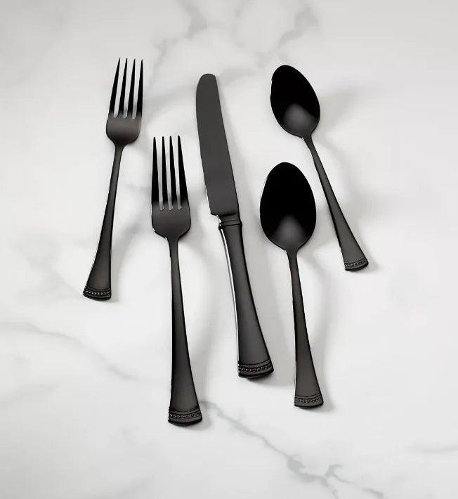 Sundance Black Flatware 20-pc - Your Western Decor