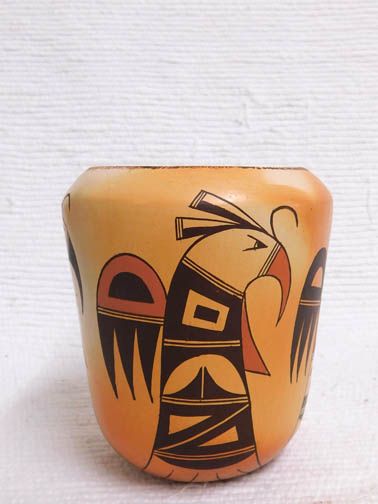 Tall Pueblo Hopi Pot with Birds - Your Western Decor