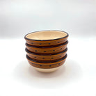 Tapa terra cotta and black painted bowls - made in the USA - Your Western Decor