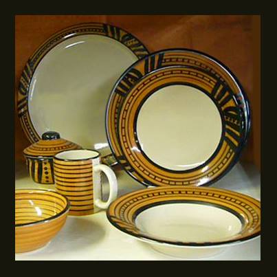 Tapa dinnerware collection - Your Western Decor