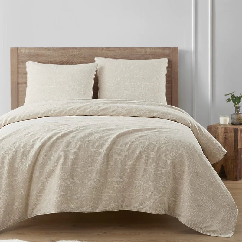 Taupe Matelasse Bedding Collection - Your Western Decor