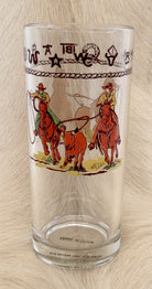 Team roping glassware - Your Western Decor