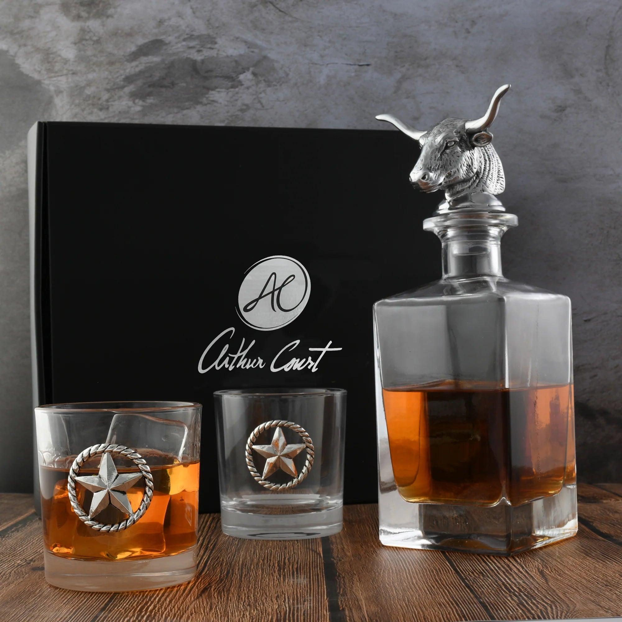 Texas Charm Decanter & Glassware Set - Your Western Decor