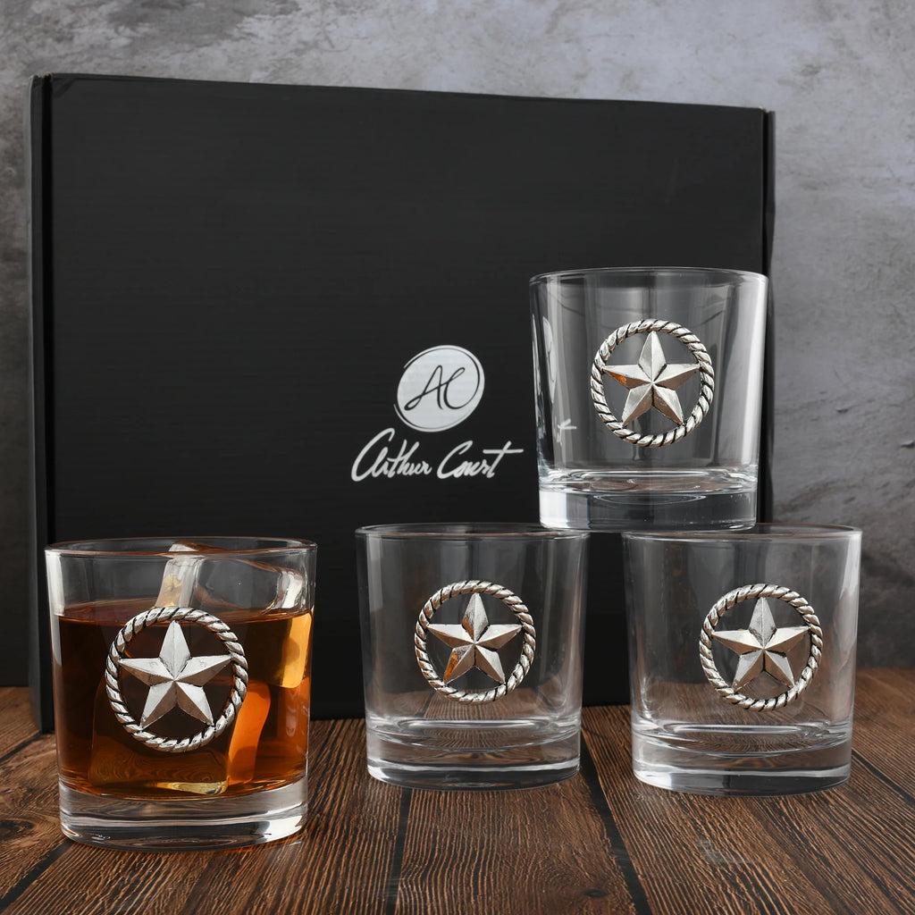 Texas Charm Whiskey Glass Gift Set - Your Western Decor