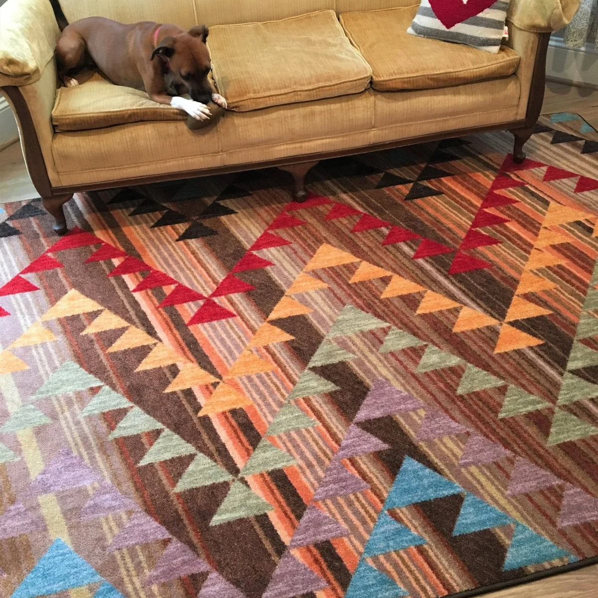 Mute Color Rugs Time Travel Multi Color Rugs - Two Colors | Your Western Decor