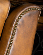 Time-Worn Leather Western Chair - American Made Luxury Leather Furniture - Your Western Decor