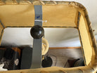 Top view of rectangle rawhide lamp shade 
