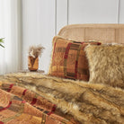 Reversible Totem Faux Fur Euro Shams - Your Western Decor