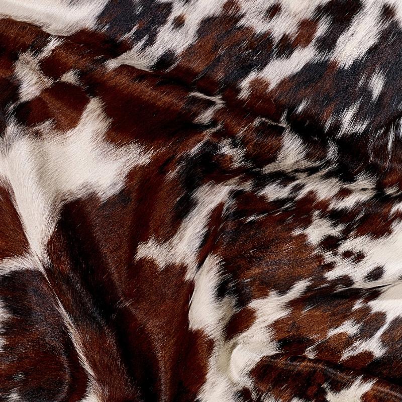 Exotic Tri-Color Brazilian Cowhide detail - Your Western Decor