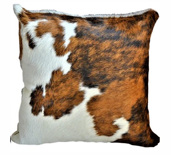 Tri color cowhide pillow cover - Your Western Decor