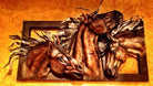 Trio of Horses Wall Sculpture - Your Western Decor