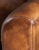 Tucker Distressed Leather Sofa - American Made Furniture - Your Western Decor