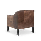 Tufted Distressed Leather Club Chair - Your Western Decor