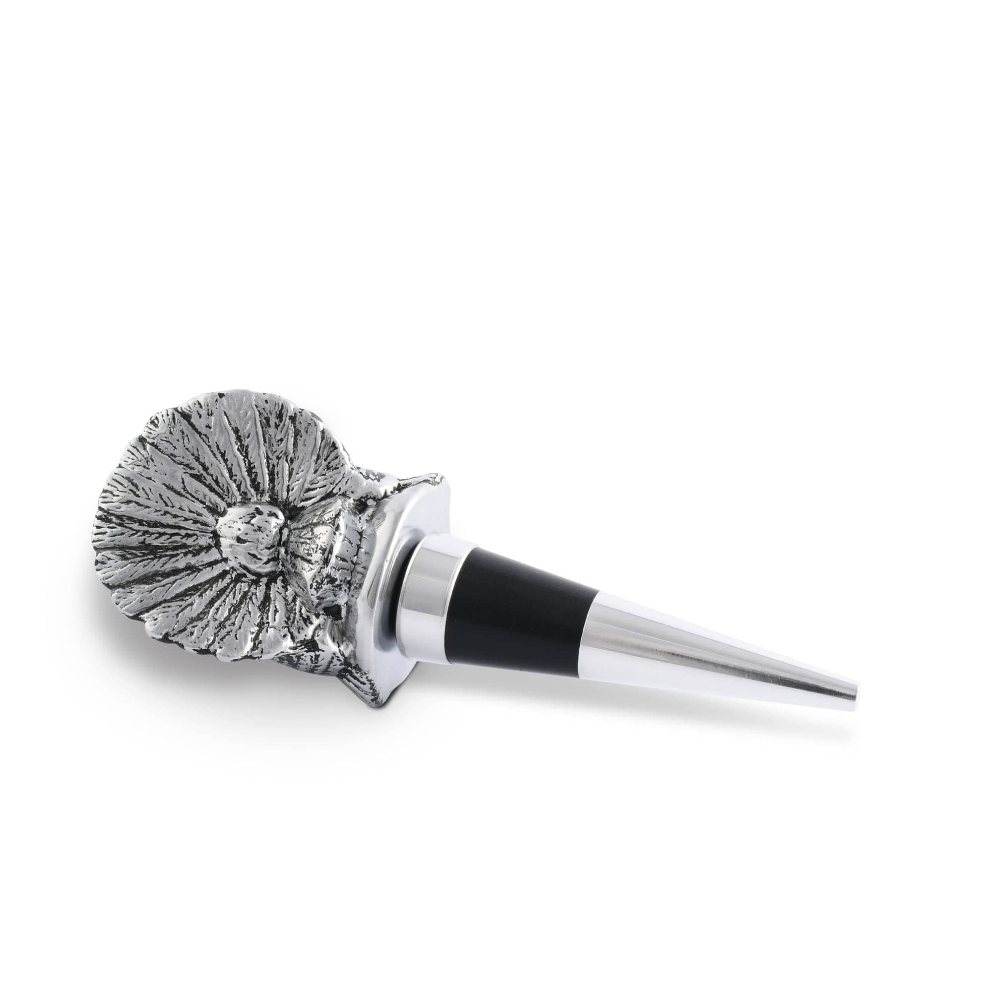 Turkey bottle stopper made of aluminum - Your Western Decor