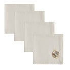 Set of four beige napkins with a Turkey design - Your Western Decor