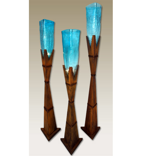 Rustic Dorado Floor Lamp turquoise - Your Western Decor