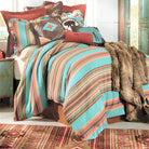 Serape stripe Southwestern bedding ensemble - Your Western Decor