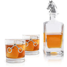 Twisted Snaffle Decanter & Glassware Gift - Your Western DecorSet