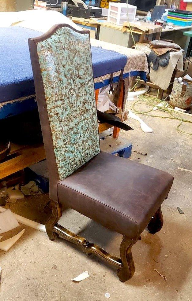 Ultimate fancy leather dining chair - Your Western Decor