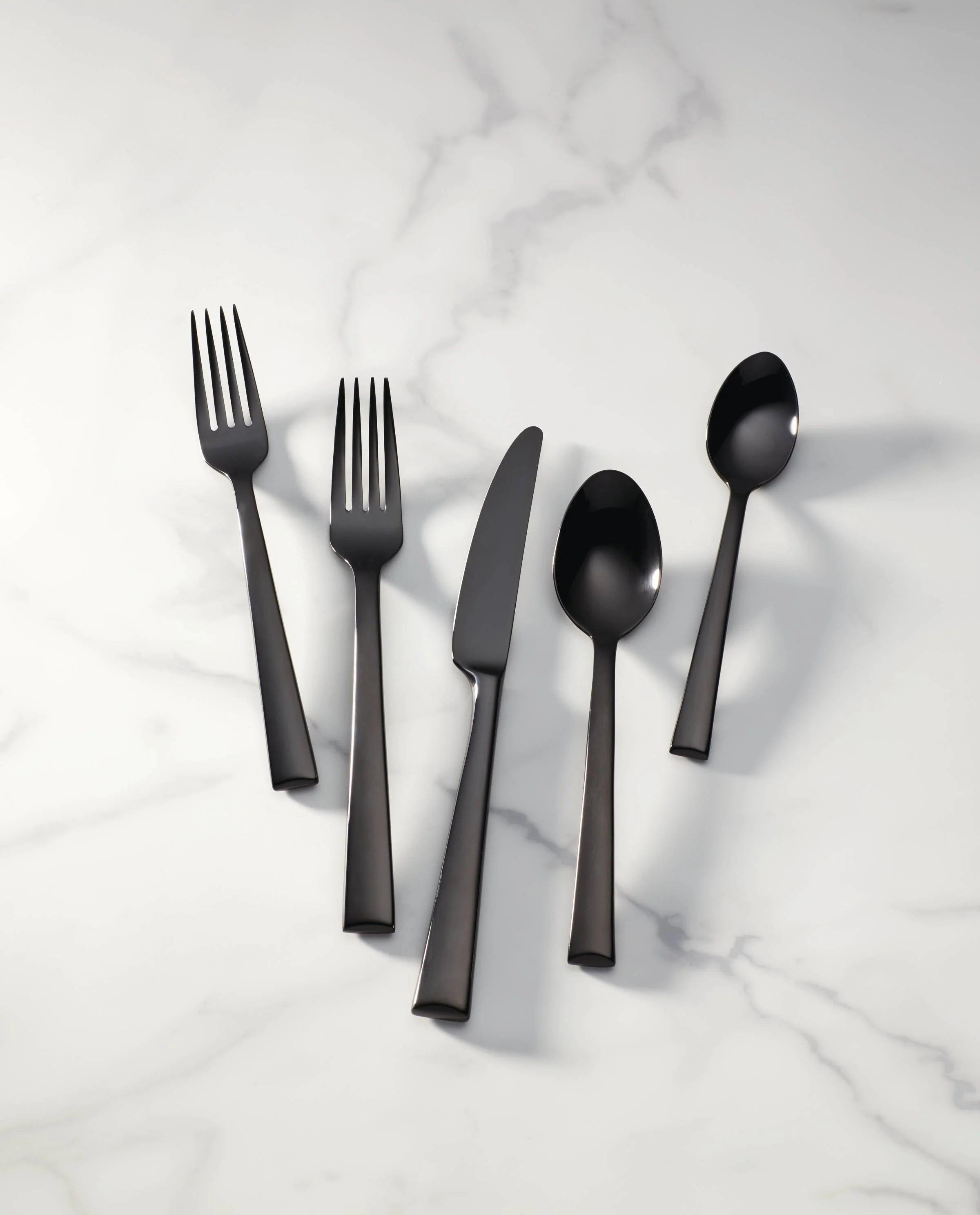 Urban Goth Black Flatware 5-pc set - Your Western Decor