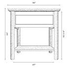 Dimensions of a small table with measurements in inches - Your Western Decor