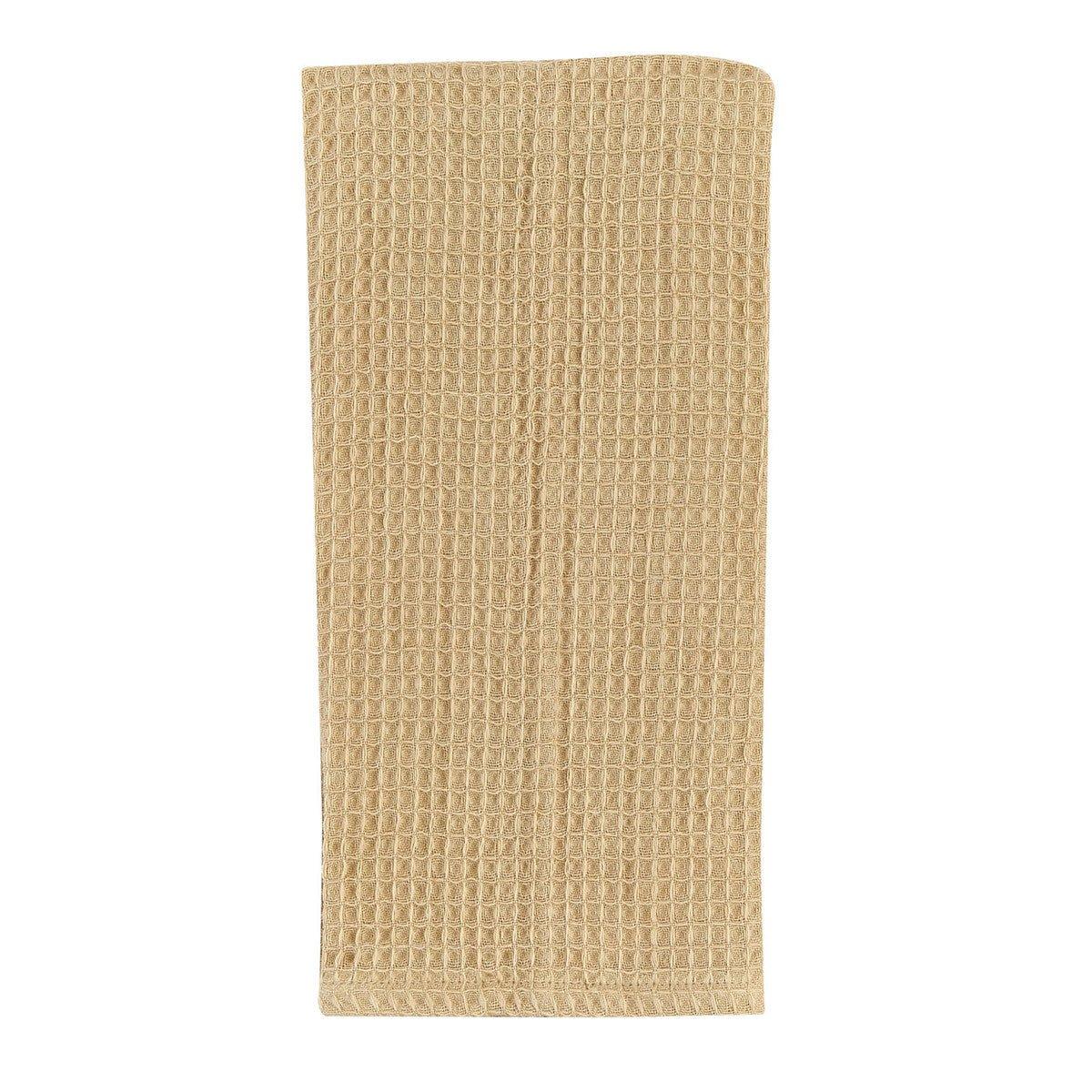 Waffle kitchen towel in cream - Your Western Decor