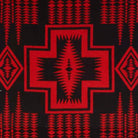 walking rock black red Pendleton fabric - Your Western Decor