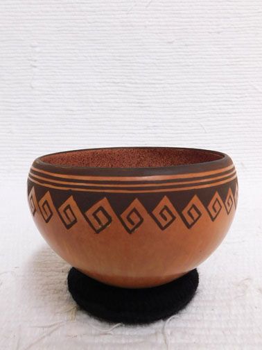 Handmade Handprint Hopi Pottery Bowl - Your Western Decor