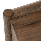 Rustic Weathered Oak End Table - Your Western Decor