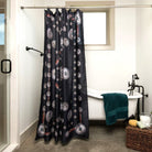 Western Conchos Black Shower Curtain made in the USA - Your Western Decor