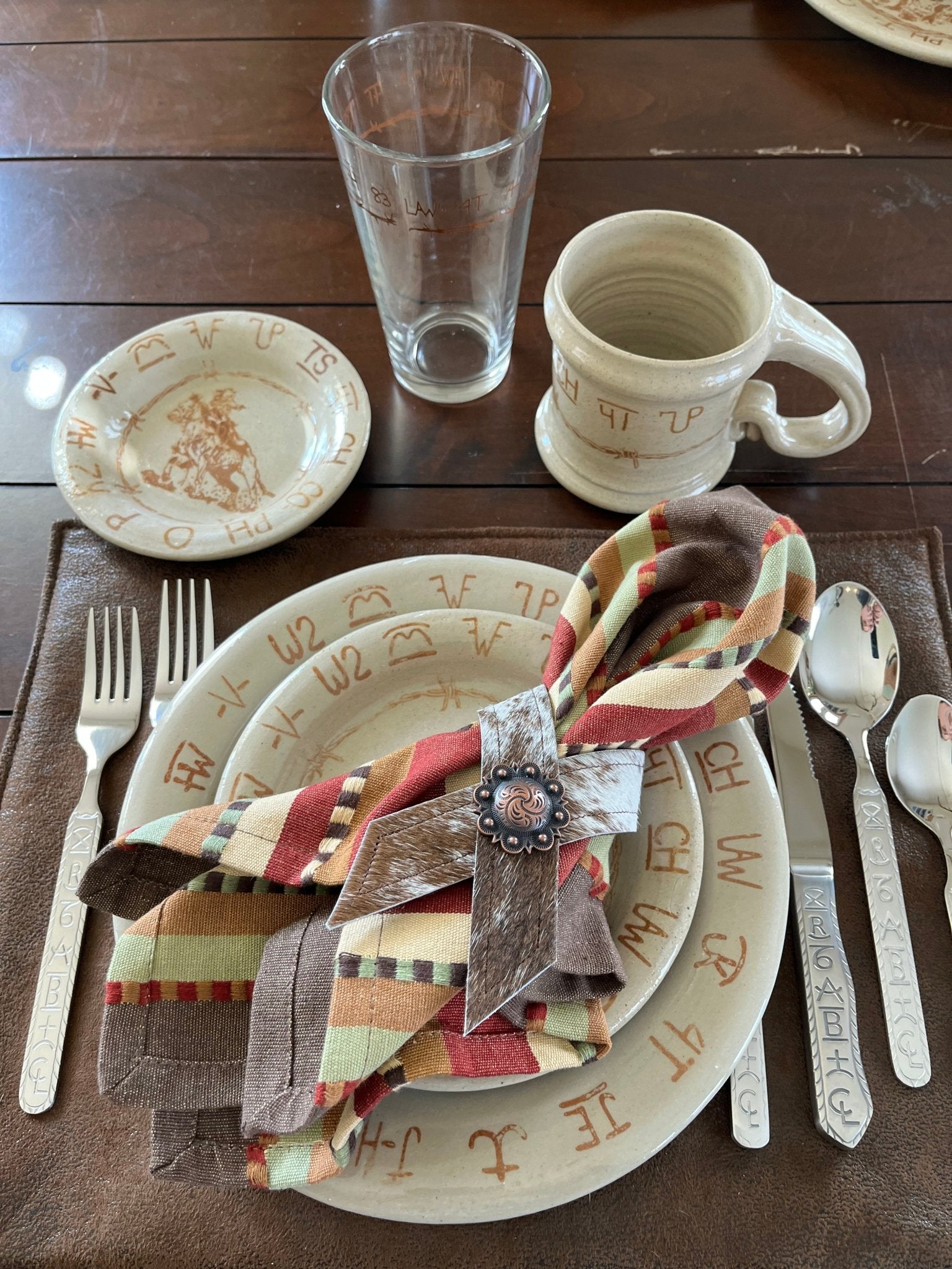 Western Brands Dinnerware, flatware, glassware - Your Western Decor