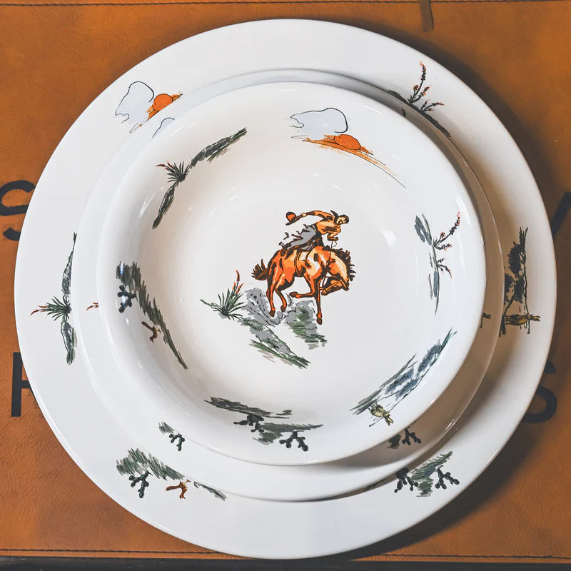 Home on the Range Western Ceramic Plates - Your Western Decor