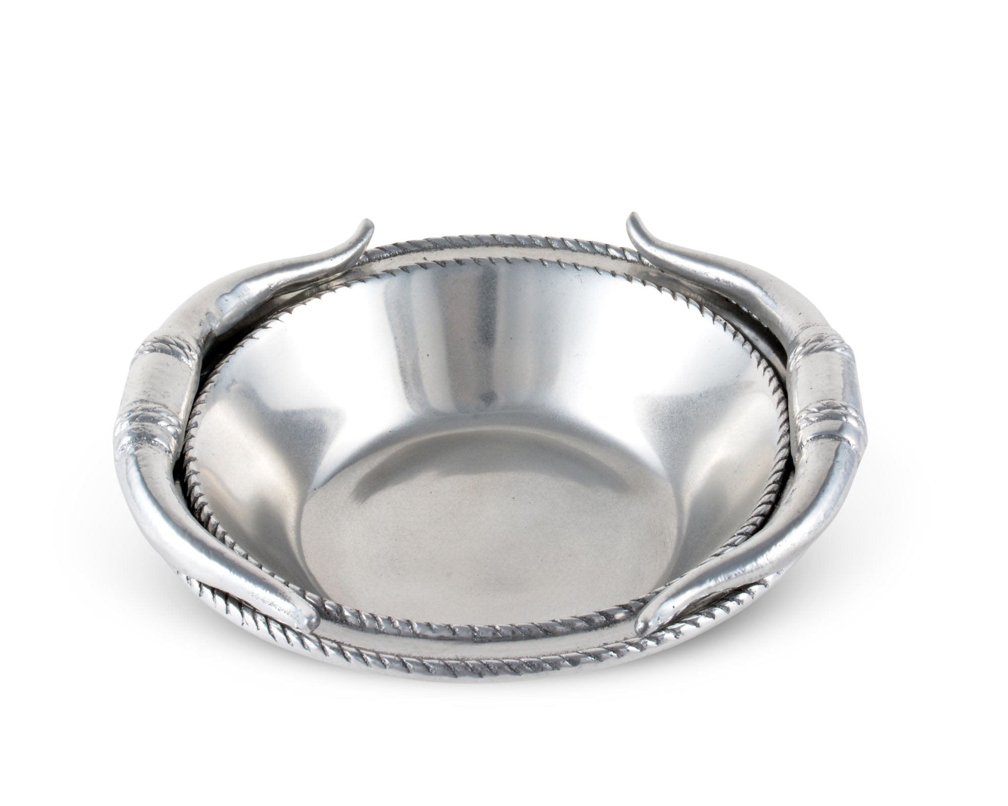 Longhorn 6 Bowl - Aluminum - 6" Bowl - Your Western Decor