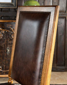 Twisted Leg Mahogany Dining Chair Seat Back - Dining Chairs made in the USA - Your Western Decor