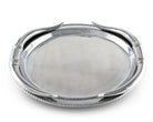 Longhorn Oval Platter - Large Longhorn Edge Detail - Aluminum - Your Western Decor