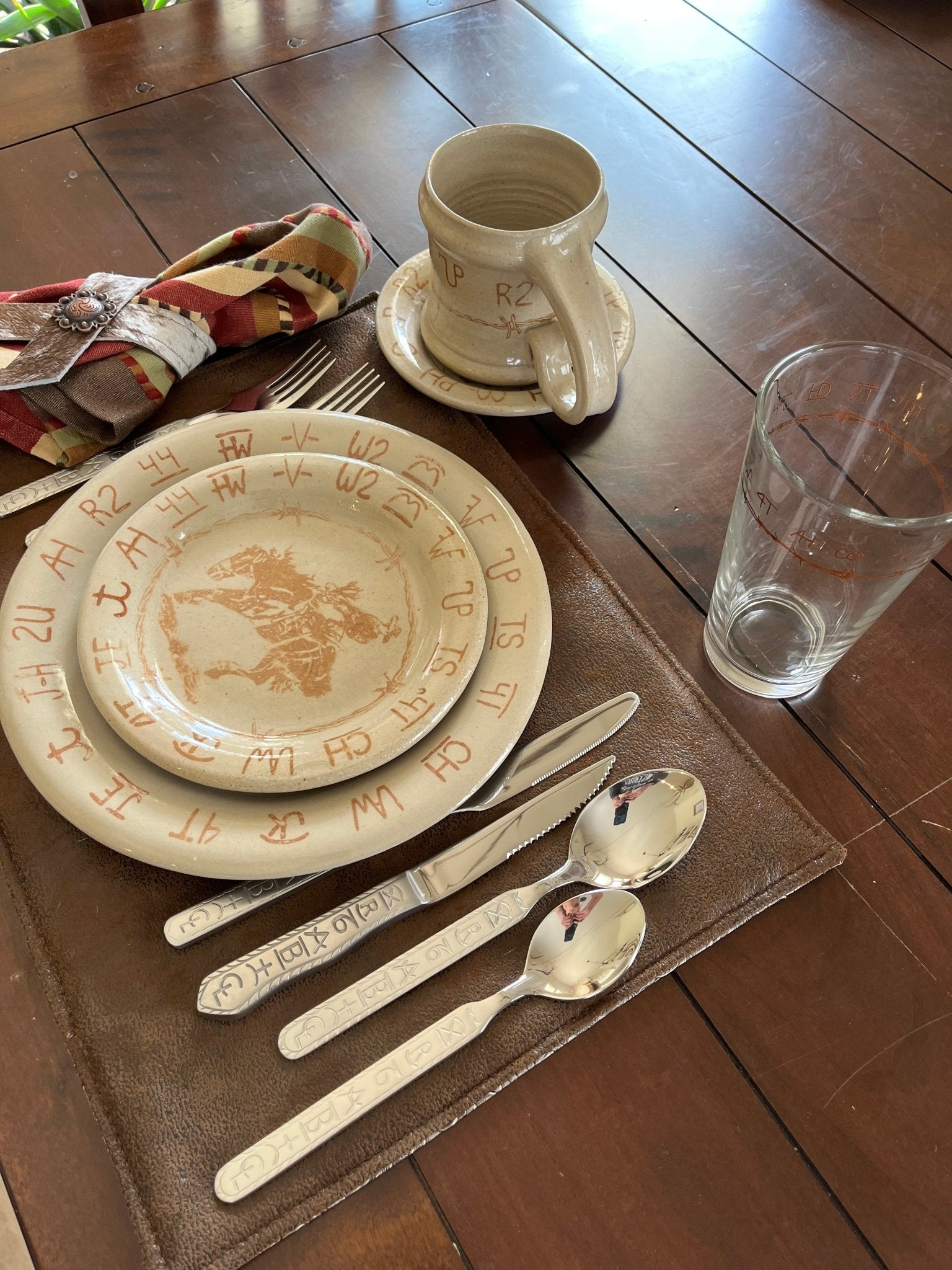 Cattle Brands Western Dinnerware, glassware, flatware - Your Western Decor