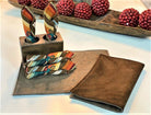 Custom made western placemats and serape napkins - Your Western Decor