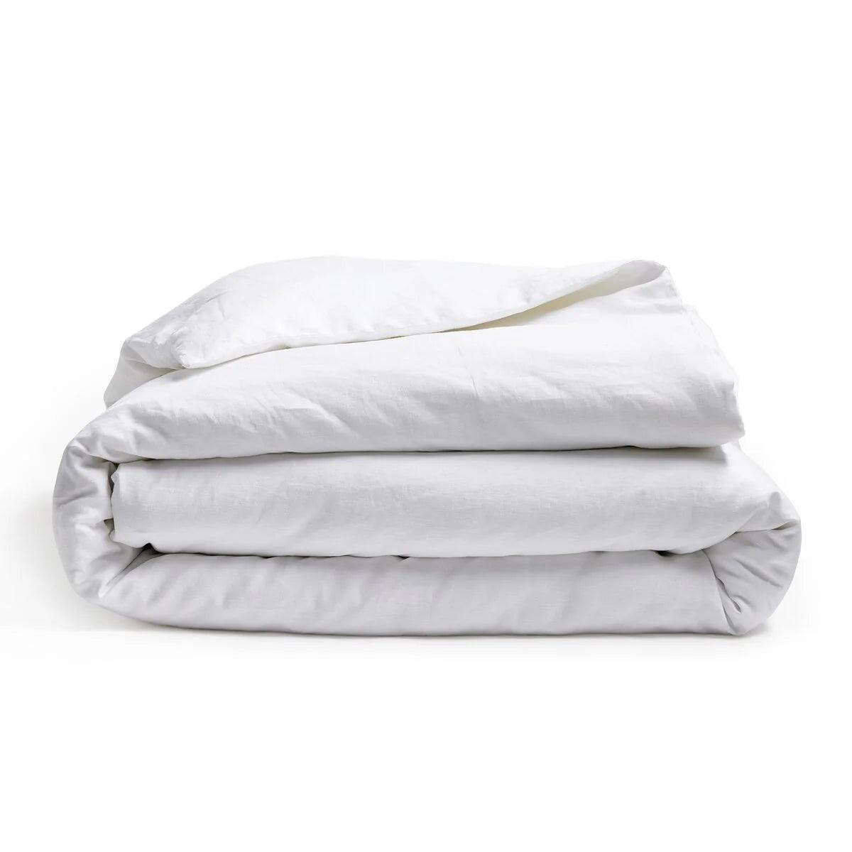 White Belgian Linen™ Duvet Cover - Your Western Decor