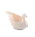 White stoneware turkey shaped gravy boat - Your Western Decor