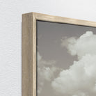 Framed artwork of clouds against a textured wall - Your Western Decor